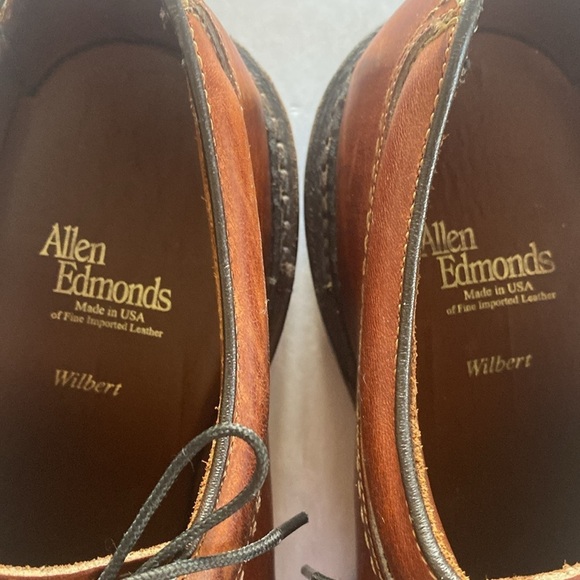 Allen Edmonds Wilbert Classic Brown Leather Men\'s Shoes Size 9.5 main image 9